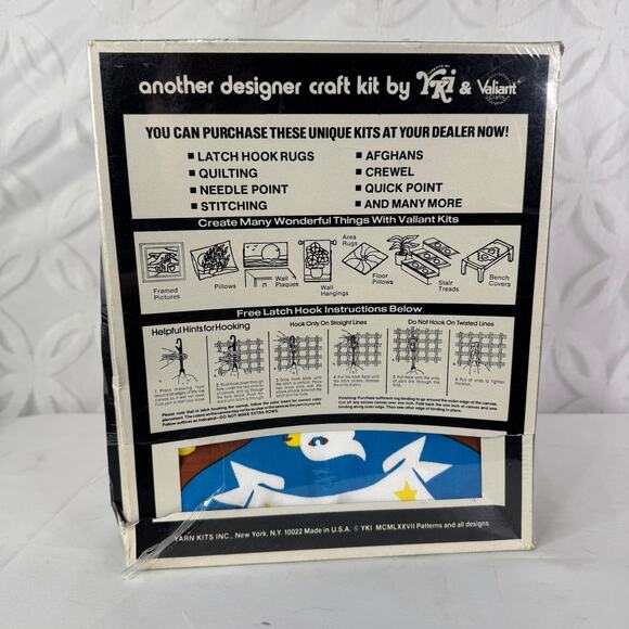 Quick & Easy Instant Quilting Kit USA Eagle Pillow Wall Hanging Valiant 6512 - Picture 9 of 10